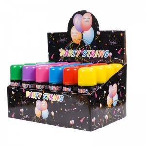 สเปรย์ที่มีสีสันชีวภาพสเปรย์สตริงโง่สำหรับงานแต่งงานเทศกาลเฉลิมฉลองเทศกาล